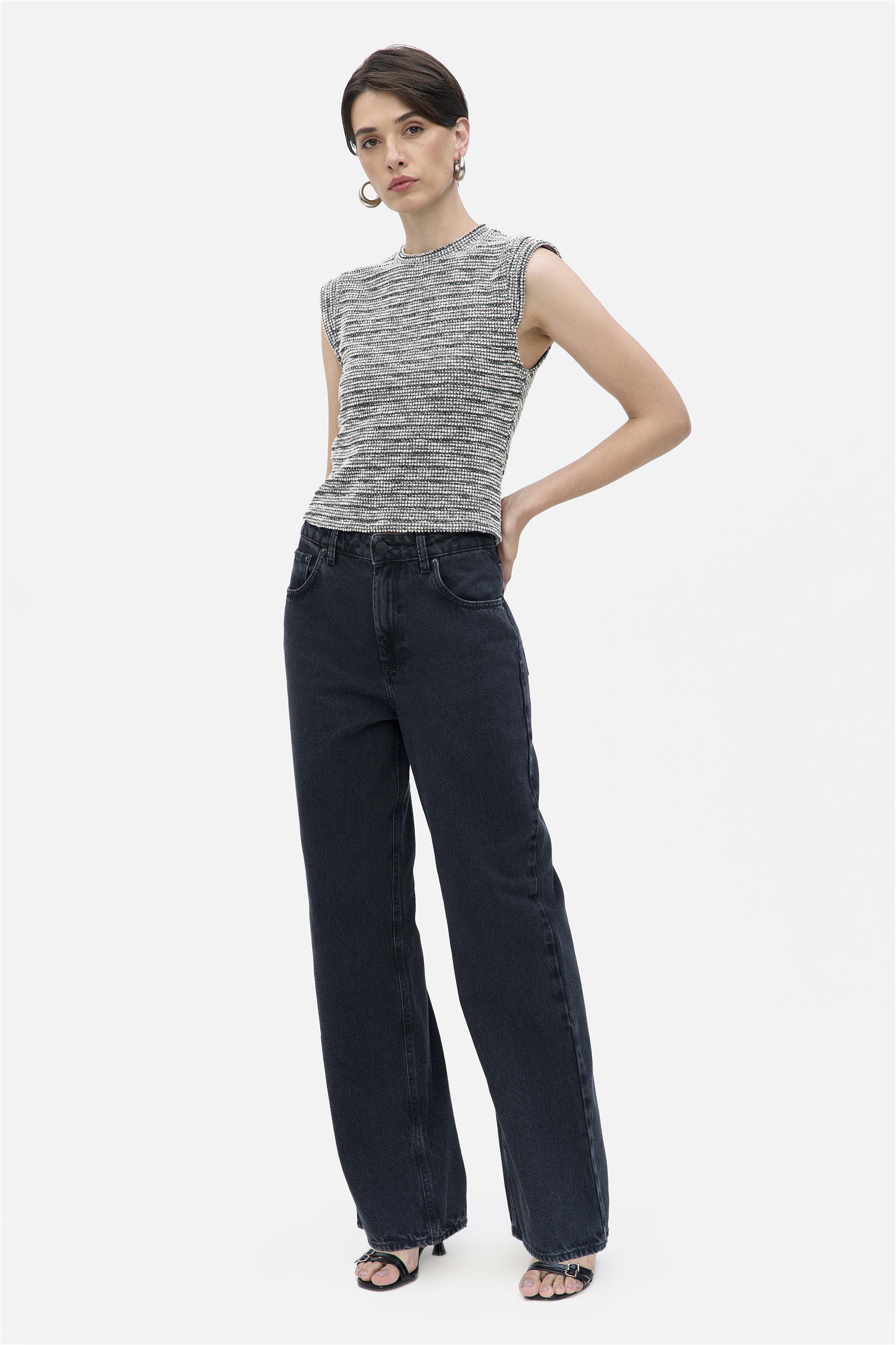Calça Feminina Jeans G5 C1 Wide Leg